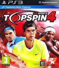  Top Spin 4 c  PlayStation Move (PS3)  Sony Playstation 3