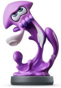 Amiibo:   - ( ) (Inkling Squid Neon Purple) (Splatoon Collection)