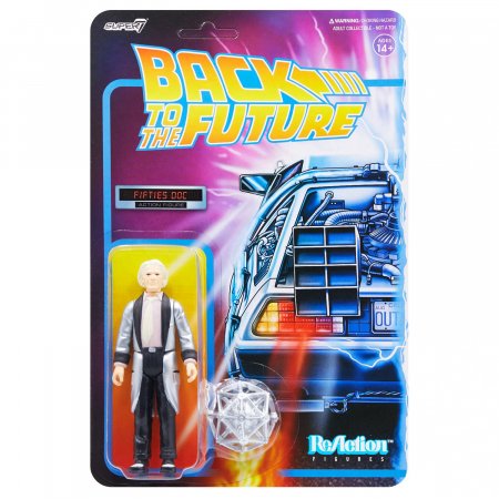  Super7 ReAction figures:   (Doc Brown)     2 50- (Back To The Future W2 50s) (BTTFW01-D50-W01) 9,5 
