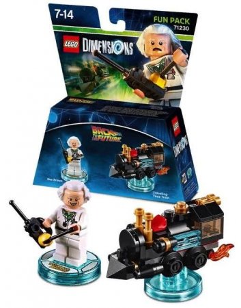LEGO Dimensions Fun Pack Back to the Future (Doc Brown, Traveling Time Train) 