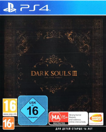  Dark Souls 3 (III) The Fire Fades Edition   (PS4) (Bundle Copy) Playstation 4