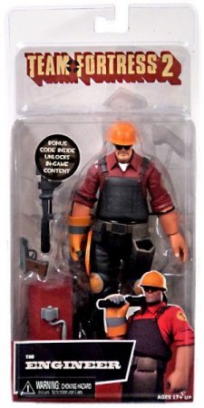   Red (NECA Team Fortress 2 RED Series 3 Deluxe Limited Edition Action Figure Engineer)