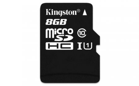 MicroSD   8GB Kingston Class 10 UHS-I 45MB/s   (PC) 