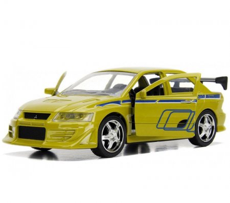  Jada Toys: 2002    VII 1:32 (2002 Mitsubishi Lancer EVO VII 1:32)  (The Fast and the Furious) (99789) 12  
