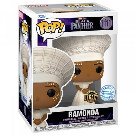   Funko POP! Bobble:  (Ramonda (Exc)) : ׸   (Marvel: Black Panther Legacy) ((1111) 64871) 9,5 