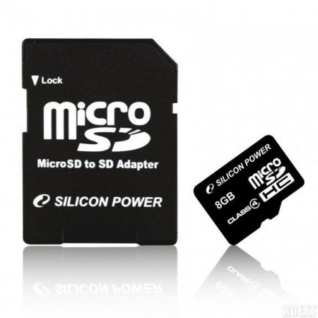SD Micro   8GB HC   (Silicon Power) (PC) 