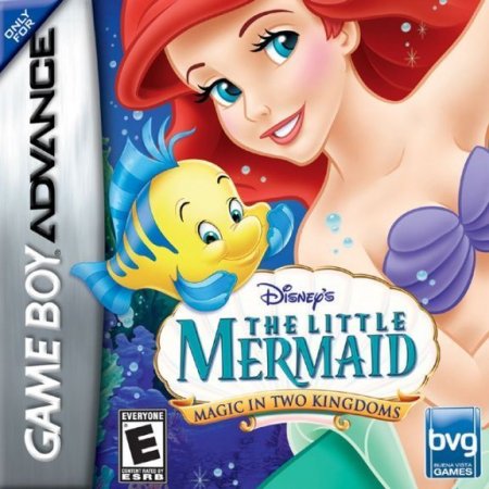 The Little Mermaid Magic in Two Kingdoms   (GBA)  Game boy
