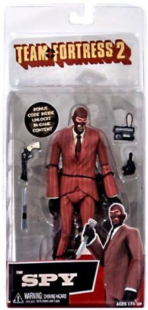   Red (NECA Team Fortress 2 RED Series 3 Deluxe Limited Edition Action Figure Spy)