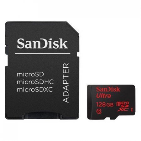 MicroSD   128GB Sandisk Class 10 Ultra IMAGING + SD  (PC) 