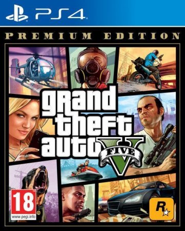  GTA: Grand Theft Auto 5 (V) Premium Edition   (PS4) Playstation 4