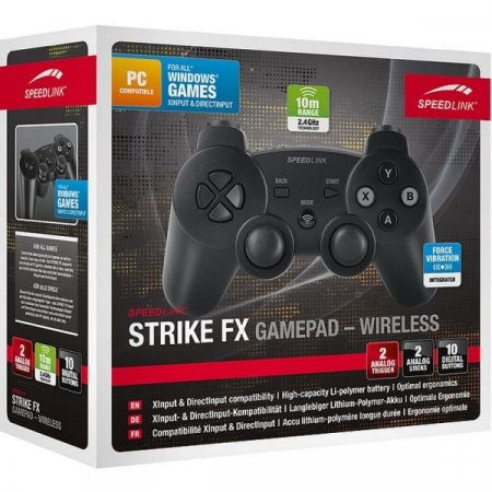   SPEEDLINK STRIKE FX Wireless Gamepad Black (SL-6567-BK) (PC) 