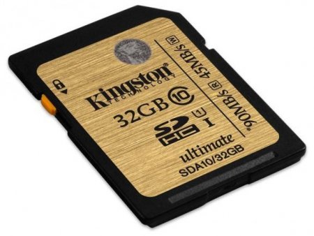 SDXC   32GB Kingston Class 10 UHS-I Ultimate (90/45 Mb/s) (PC) 