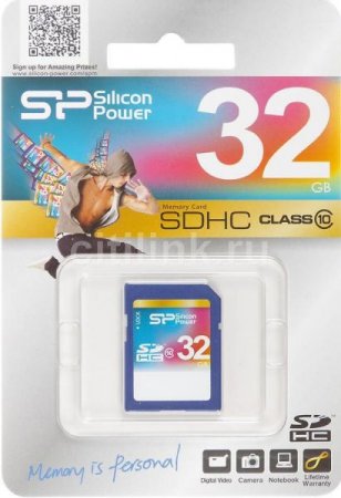 SDHC   32GB SiLicon Power Class 10 (PC) 