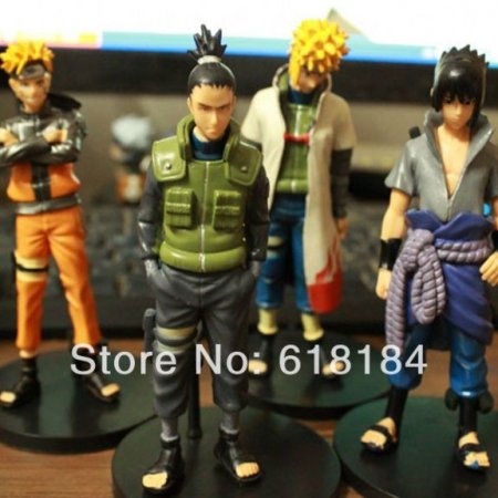   4  Naruto, Shikamaru, Sasuke, Minato 