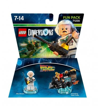 LEGO Dimensions Fun Pack Back to the Future (Doc Brown, Traveling Time Train) 