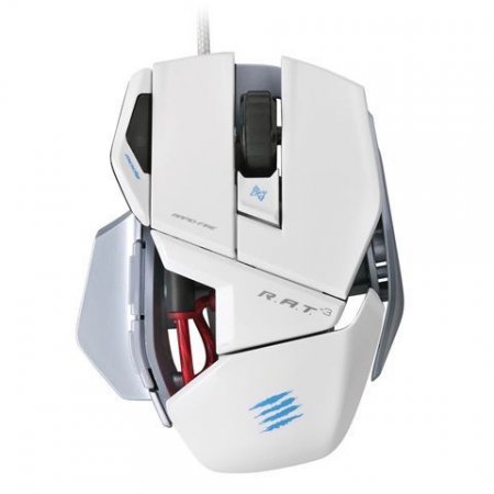   Mad Catz R.A.T.3 Gaming Mouse (White) (PC) 