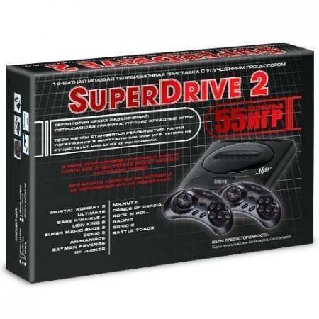   16 bit Super Drive 2 Classic (55  1) + 55   + 2  ()