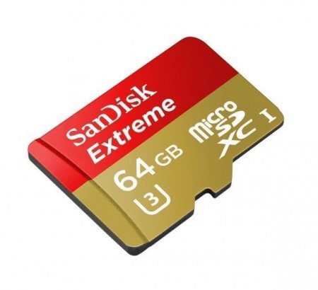 MicroSD   64GB SanDisk Class 10 Extreme UHS-I (U3) 60MB/s (PC) 