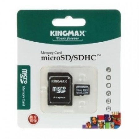 MicroSD   4GB (Kingmax) + SD  (PC) 