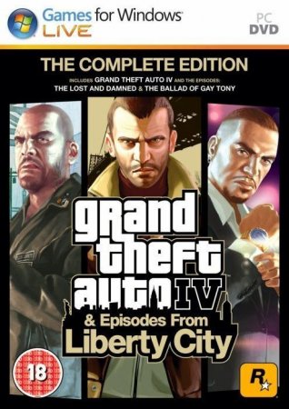 GTA: Grand Theft Auto 4 (IV) The Complete Edition Box (PC) 