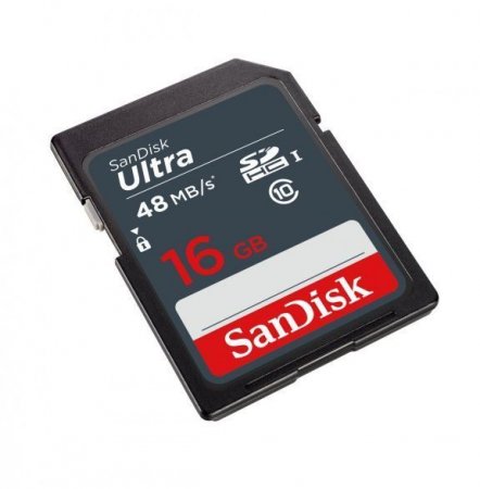 MicroSD   16GB SanDisk Class10 Ultra UHS-I 48MB/s (PC) 