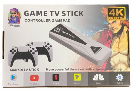   Android Game TV Stick 128 GB + 2   (/)