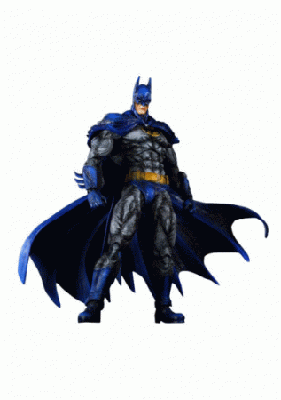  Batman Arkham City Play Arts Kai: Batman 1970s Batsuit Skin