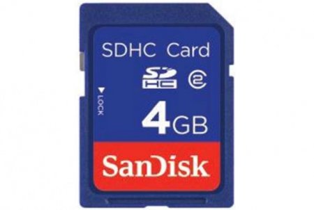 SDHC   4GB SanDisk Class 2 (PC) 