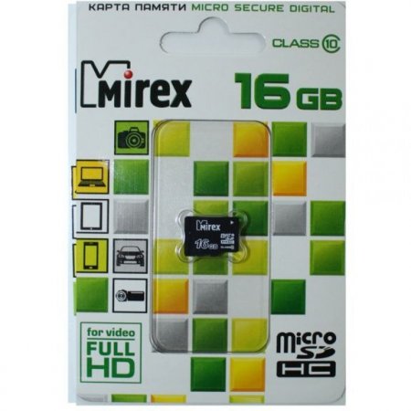 MicroSD   16GB MIREX Class 10   (PC) 