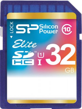 SDHC   32GB SiLicon Power Class 10 Elite UHS-I (PC) 