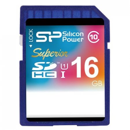 SDXC   16GB SiLicon Power Class 10 Superior UHS-I (PC) 