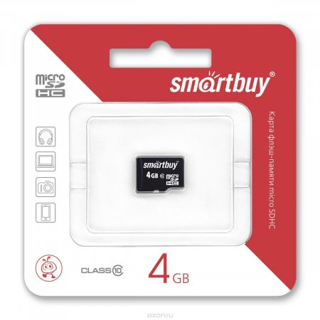 MicroSD   4GB Smart Buy Class 10   (PC) 