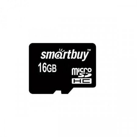 MicroSD   16GB Smart Buy Class 10 +SD  (PC) 
