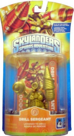 Skylanders Spyro's Adventure:   Gold Drill Sergeant