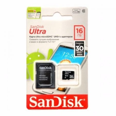 SD Micro   32GB HC   (Sandisk) Class 10 (PC) 