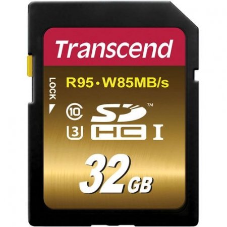 SDHC   32GB Transcend Class 3 UHS-I l Card (PC) 