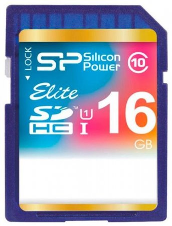 SDXC   16GB SiLicon Power Class 10 Elite UHS-I (PC) 