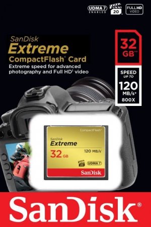 CF   SanDisk Extreme 32GB 120MB/s 