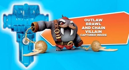 Skylanders Trap Team.  :    (Water Logholder Trap Outlaw Brawl and Chain)