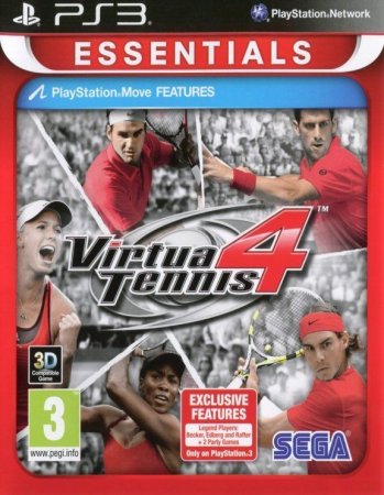   Virtua Tennis 4  PlayStation Move (PS3)  Sony Playstation 3