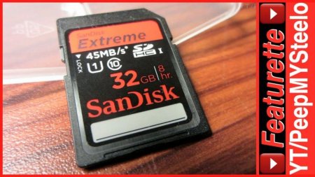 SDHC   32GB Sandisk Class 10 Extreme 45MB/s HD Video (PC) 