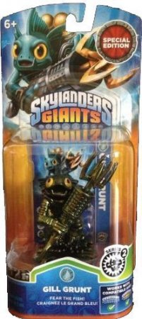 Skylanders Giants:   Metallic Green Gill Grunt