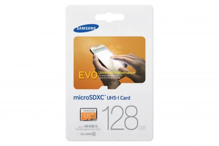 MicroSD   128GB Samsung EVO Class10 UHS-I Speed up to 48MB/s   (PC) 