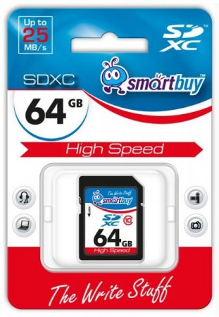 SDXC   64GB Smartbuy Class 10 (PC) 