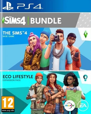  The Sims 4 +  The Sims 4:   (Eco Lifestyle) (PS4) Playstation 4