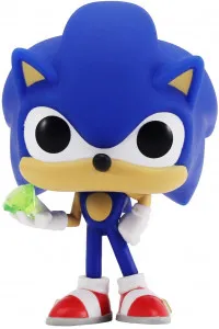 Фигурка Funko POP! Games: Соник с изумрудом (Sonic with Emerald) Ежик Соник (Sonic the Hedgehog) (20147) 9,5 см
