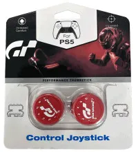 Накладки на стики для геймпада DualSense FPS DS Gran Turismo 7 D15 (красный) (2 шт) (PS5)