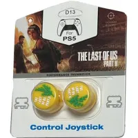 Накладки на стики для геймпада DualSense/DualShock 4 DH The Last of Us Part 2\D13 (2 шт) Желтый (Yellow) (PS5/PS4)
