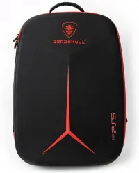 Рюкзак для хранения и перевозки игровой приставки Sony PlayStation 5 и геймпадов Travele Deadskull Black (Черный) (PS5)