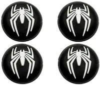 Накладки на стики для геймпада DualSense (GP5-1611) (Spider-man чёрный паук) (4 шт) (PS5)